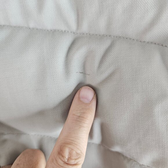 Ibex Women Puffer Jacket Size Small Gray Zip Up Polyester Wool Outdoor Pocket - Picture 4 of 14